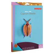 Packaging of Cuprum Beetle wall art by studio ROOF.