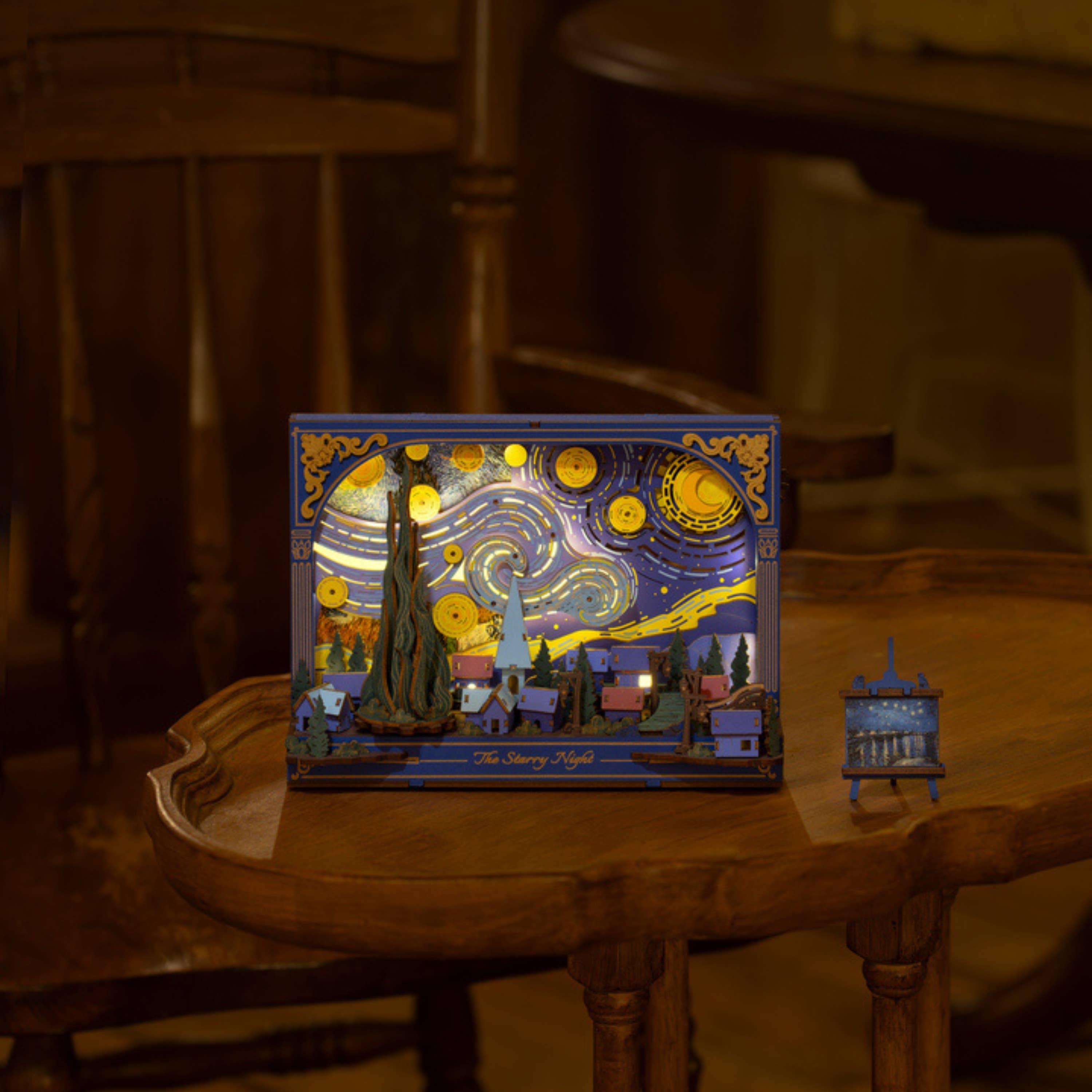 The Starry Night 3D Wooden Puzzle