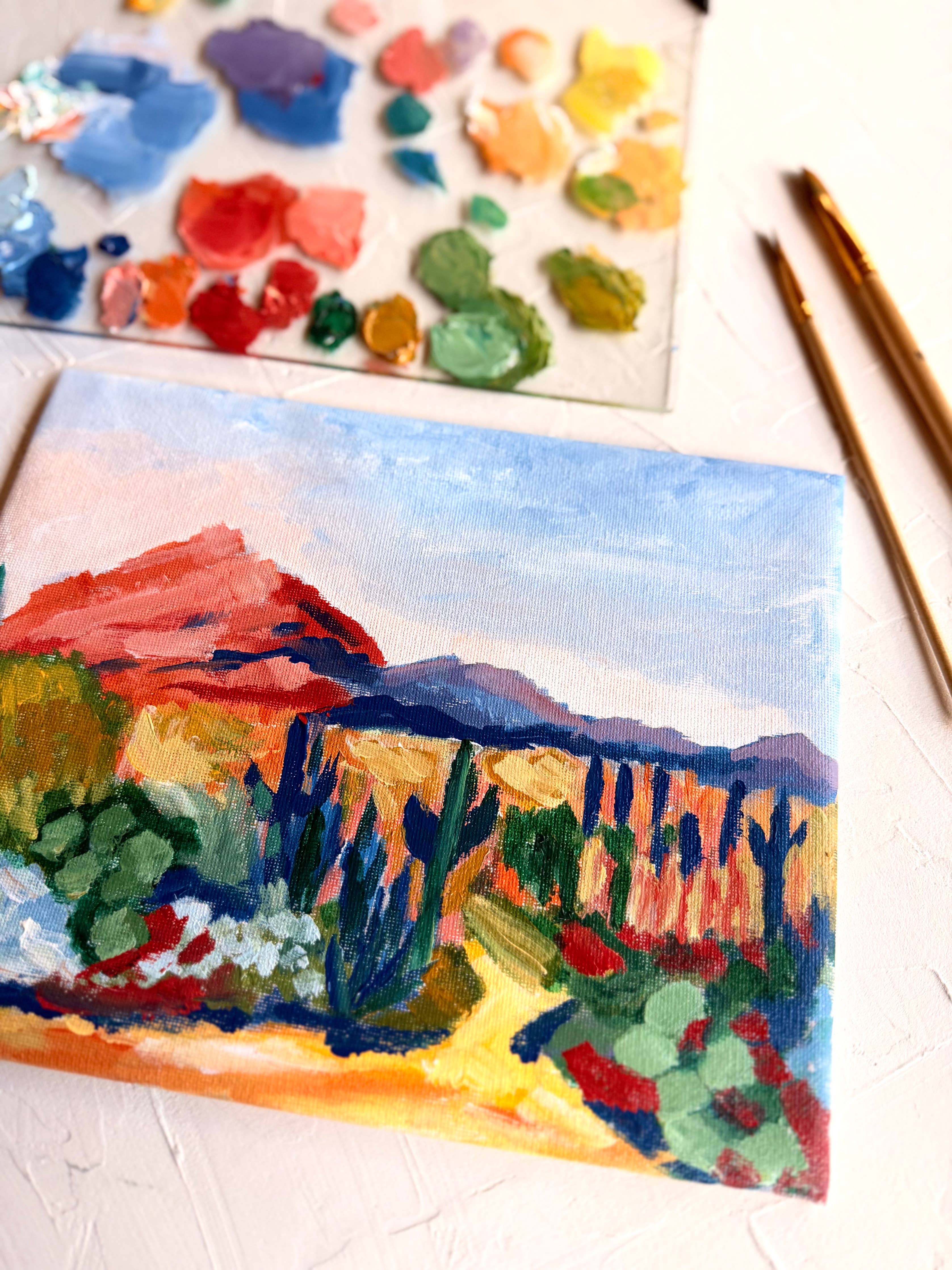 Southwest Desert Painting Kit