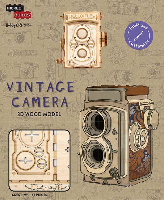 Vintage Camera: IncrediBuilds Hobby Collection
