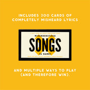 Misunderstood Songs Game