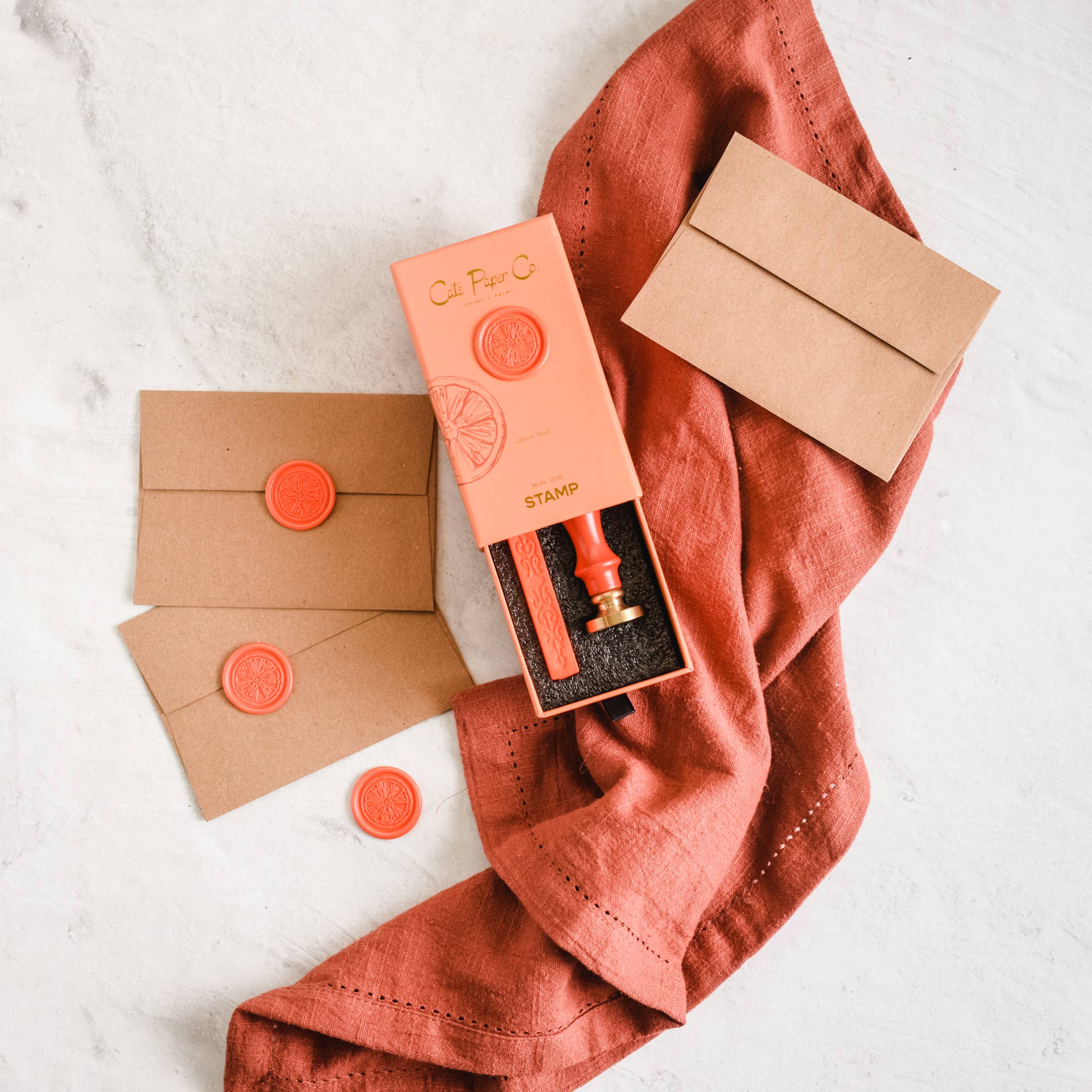 Wax Seal Stamp and Wax Stick Set: 3 Design Options