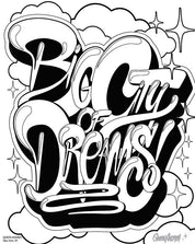 American Graffiti Coloring Book