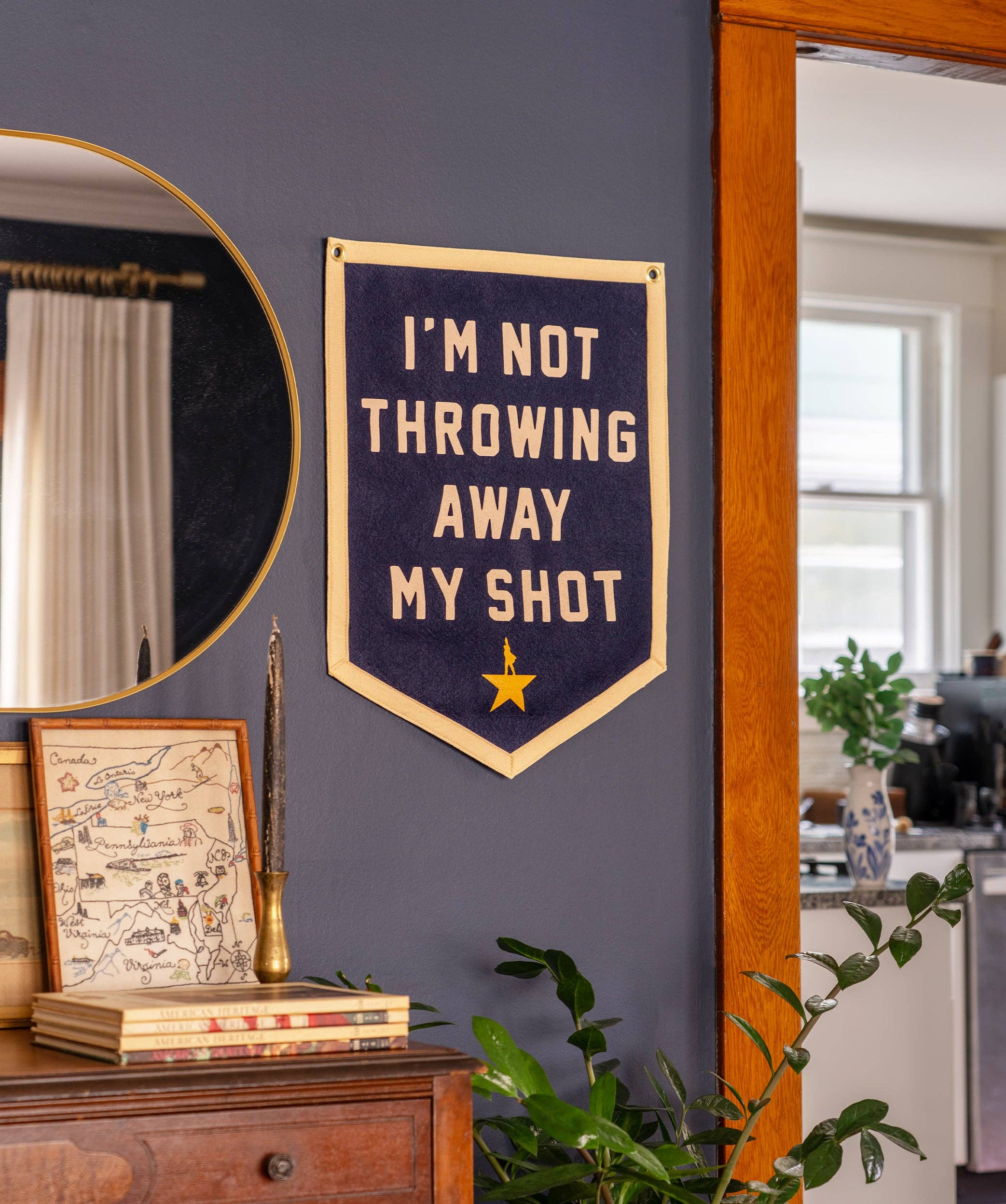 I'm Not Throwing Away My Shot Camp Flag