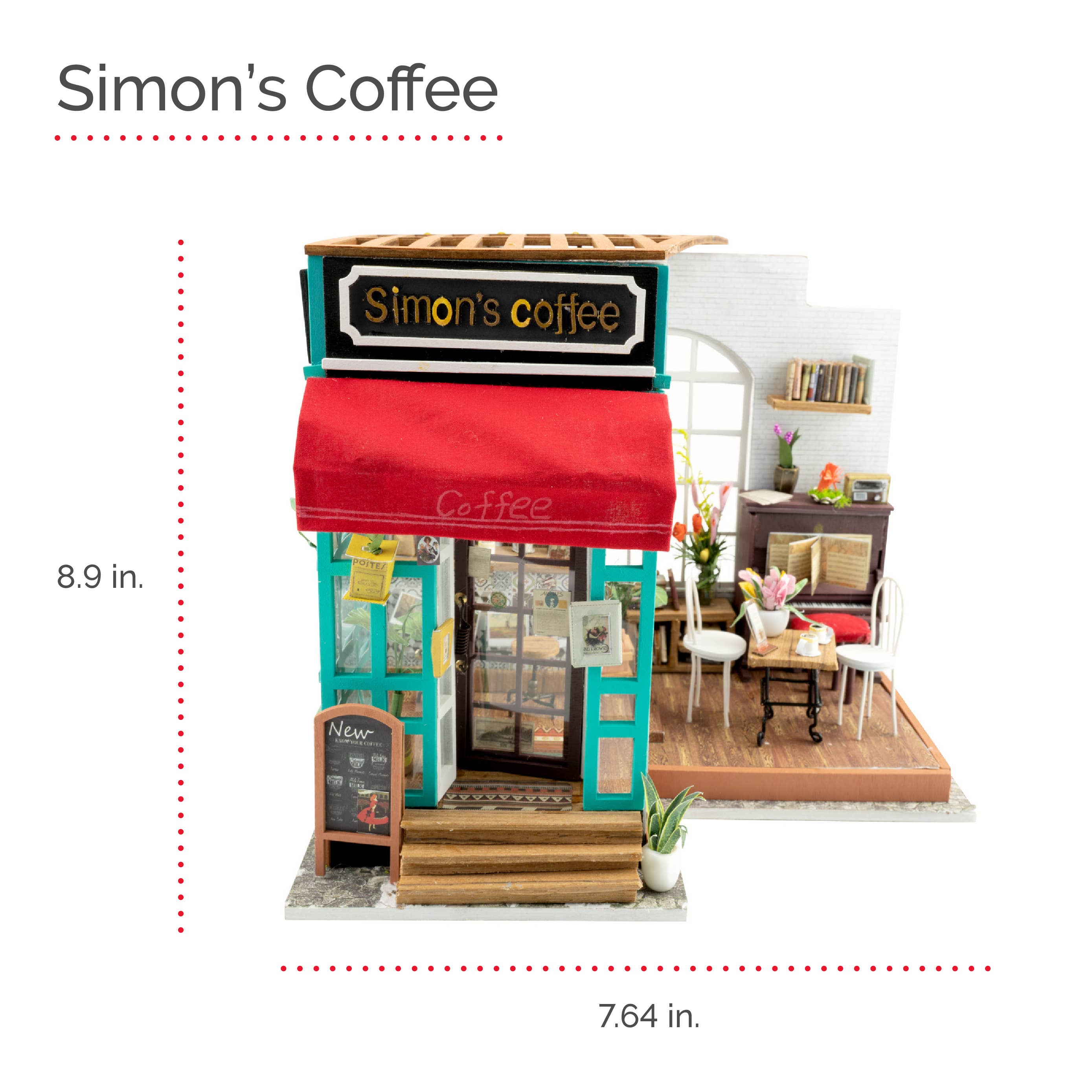 Simon's Coffee: DIY Miniature House Kit