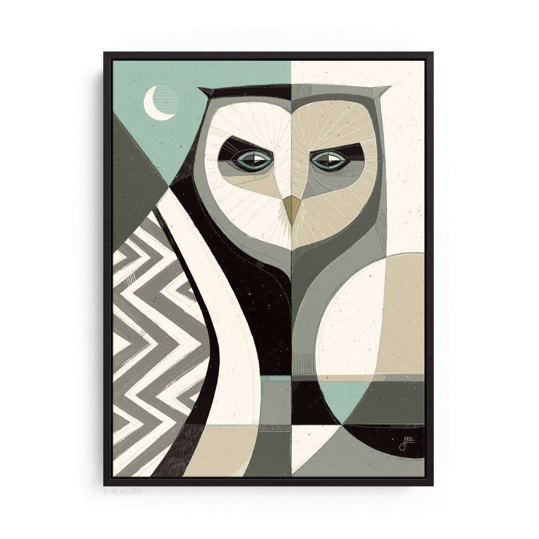 Who? Blue - Giclee 9x12 Print
