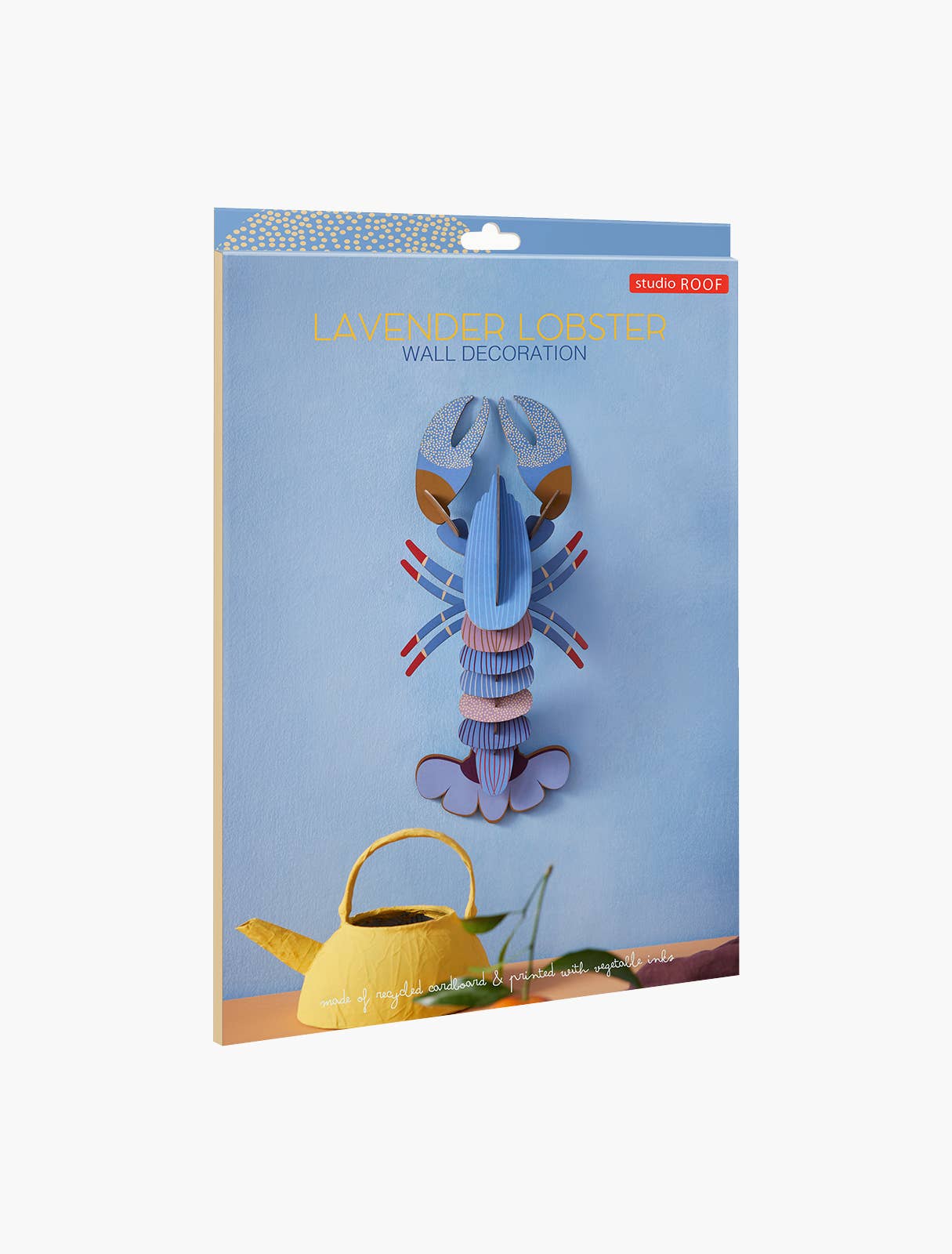 Lavender Lobster - 3D Wall Art Kit