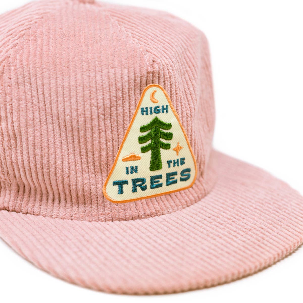 Camper hat with High in the Trees Patch