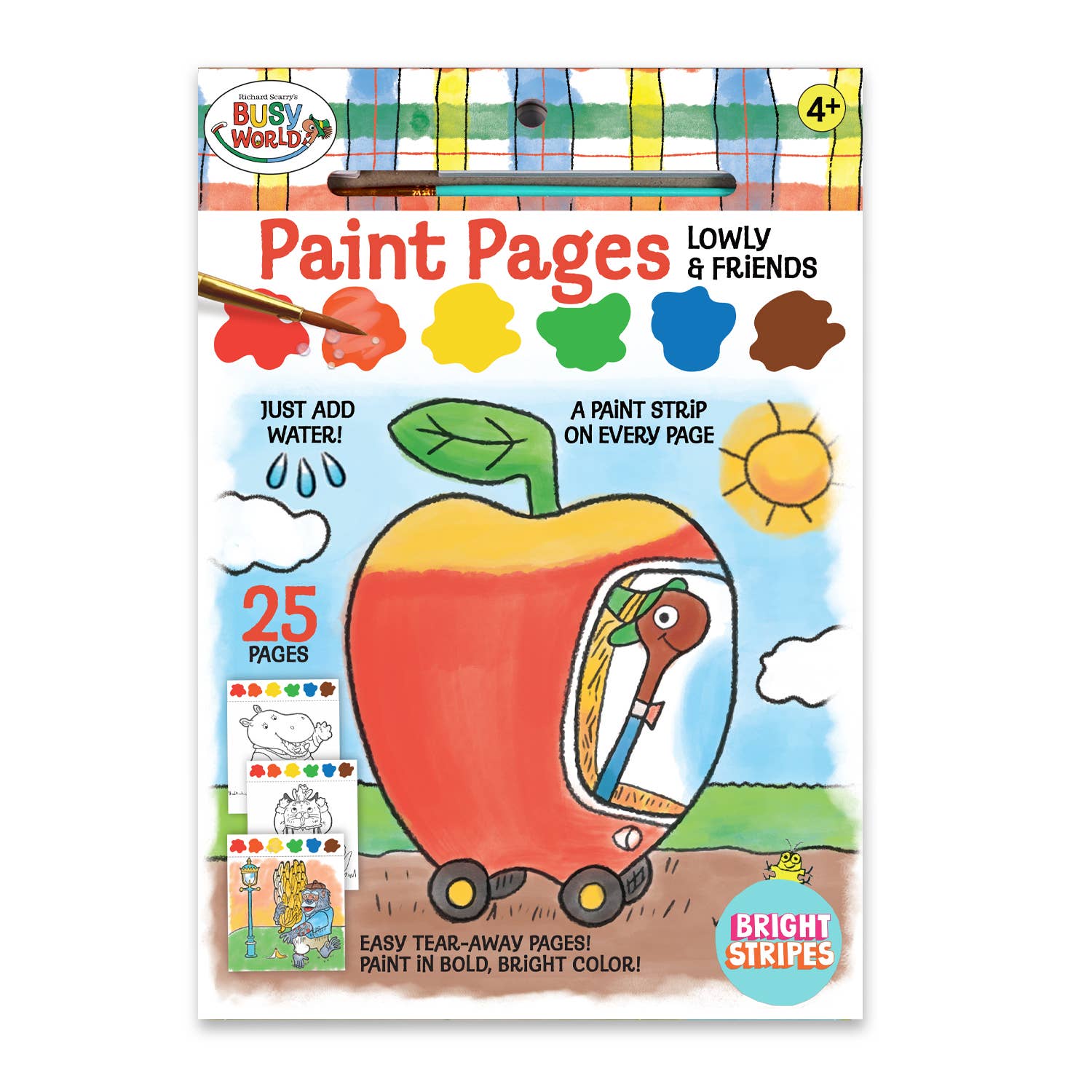 Busy Town Lowly & Friends Paint Pages