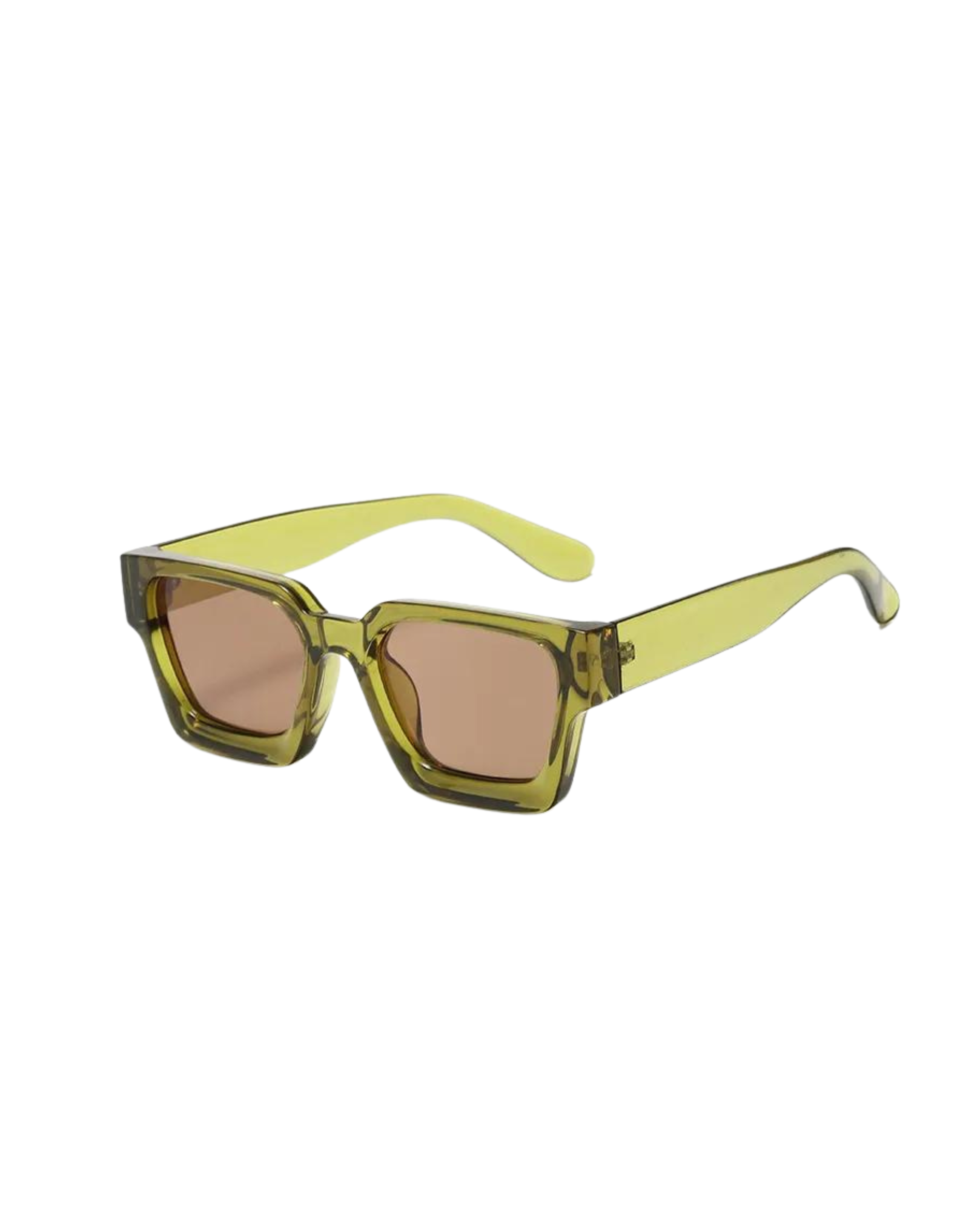 Disco Funk Sunglasses - Olive Green