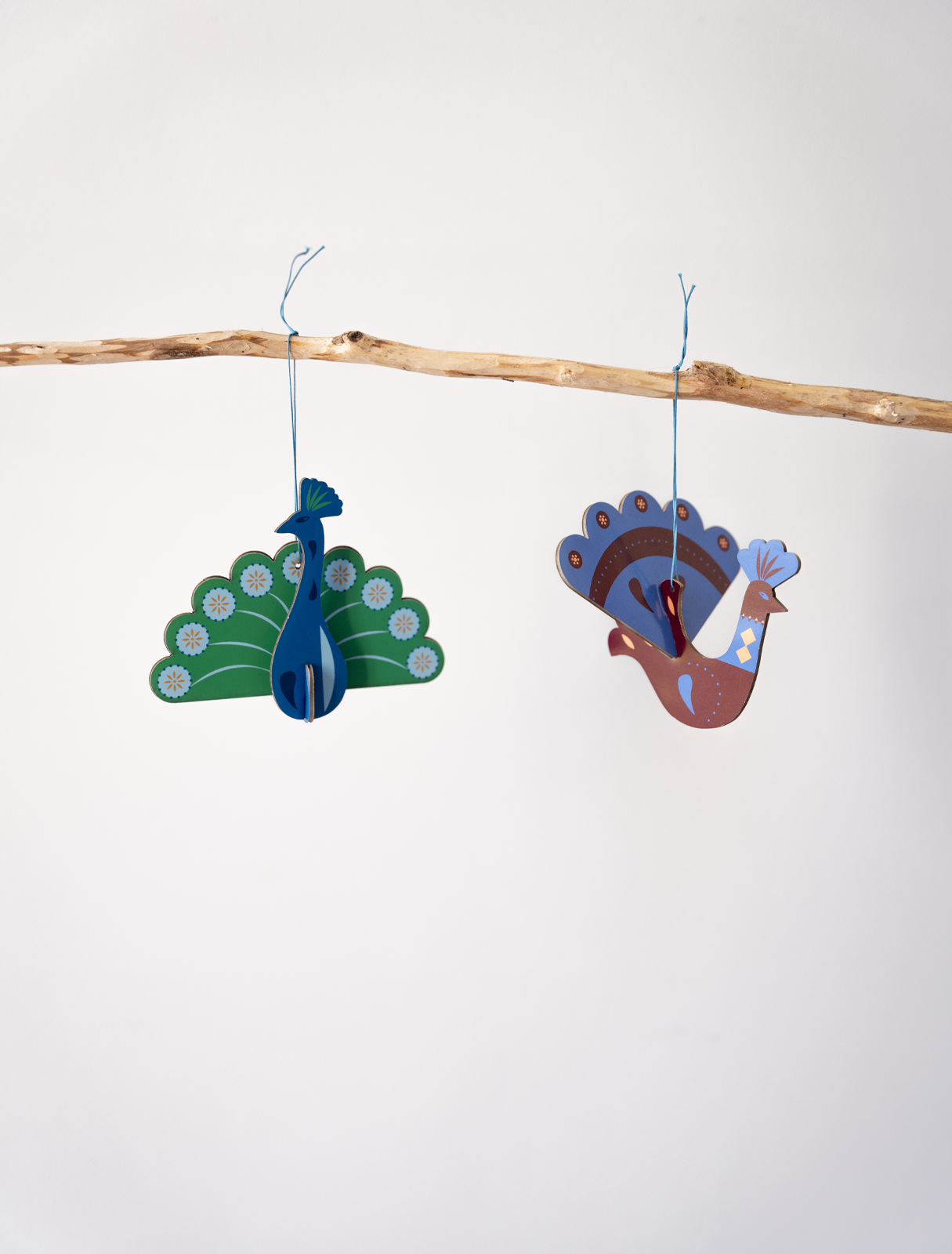 The Firebird & Peacock | DIY 3D Ornament Craft Kit
