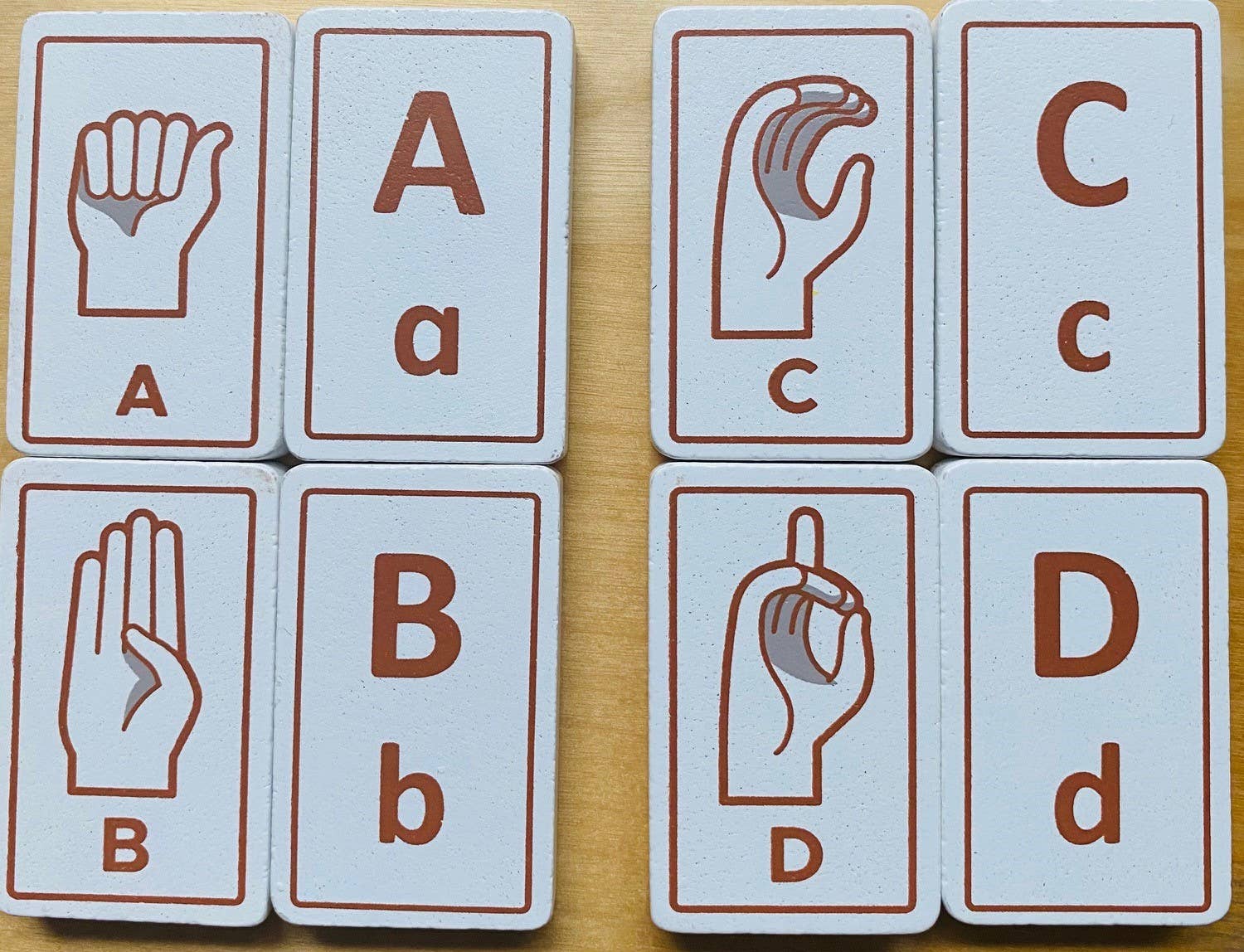 BeginAgain - Sign Language Alphabet Tiles