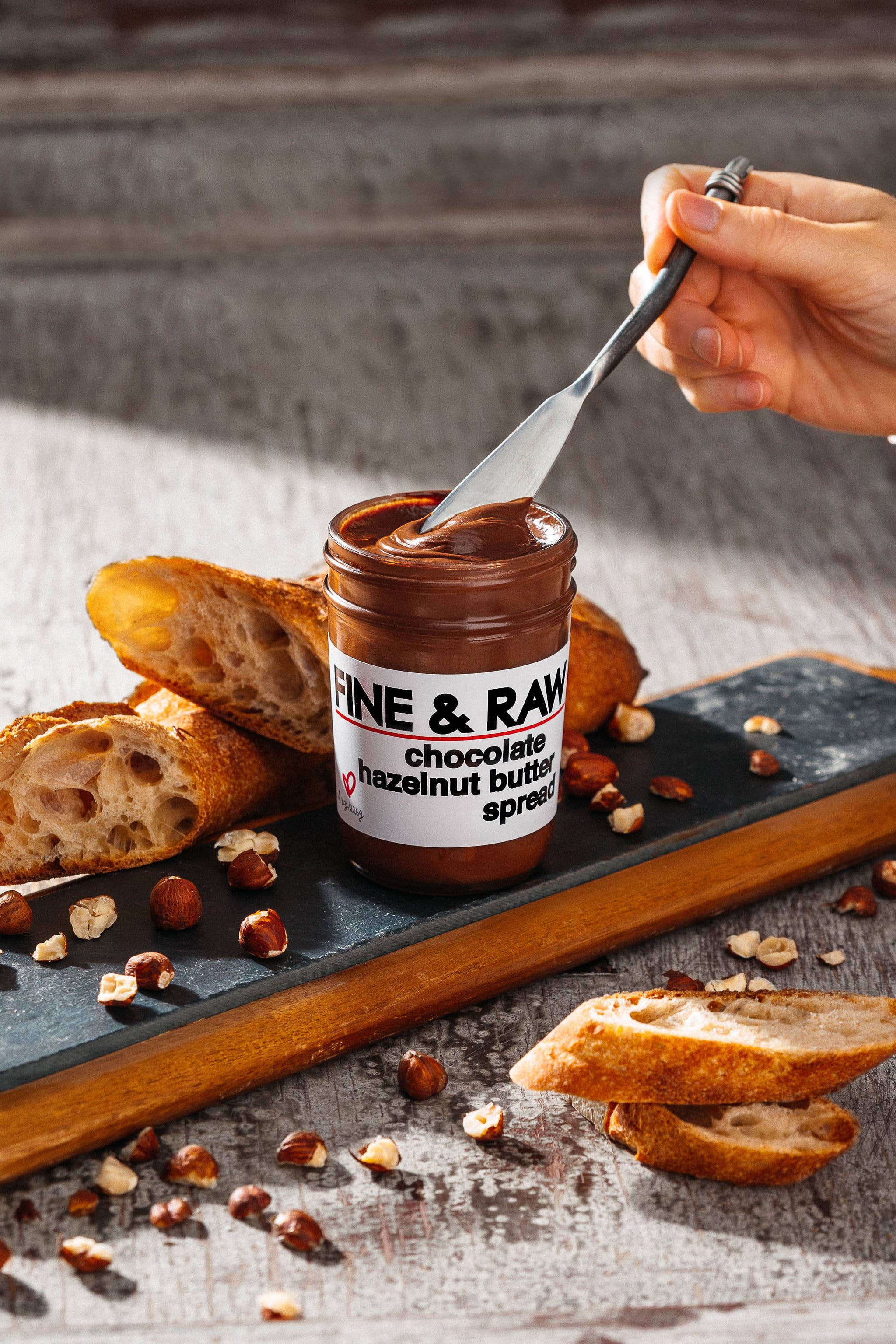 FINE & RAW - Chocolate hazelnut butter spread