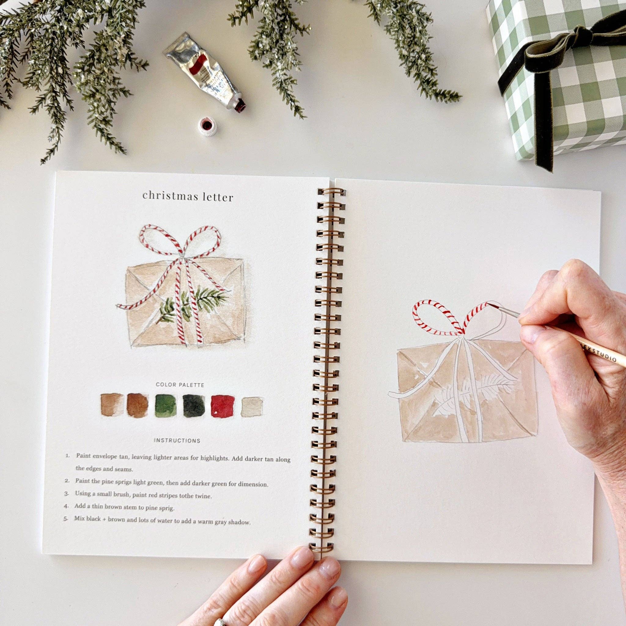 Classic Christmas | Watercolor Workbook