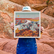 Desert Mountain #40 Print 12"x12"