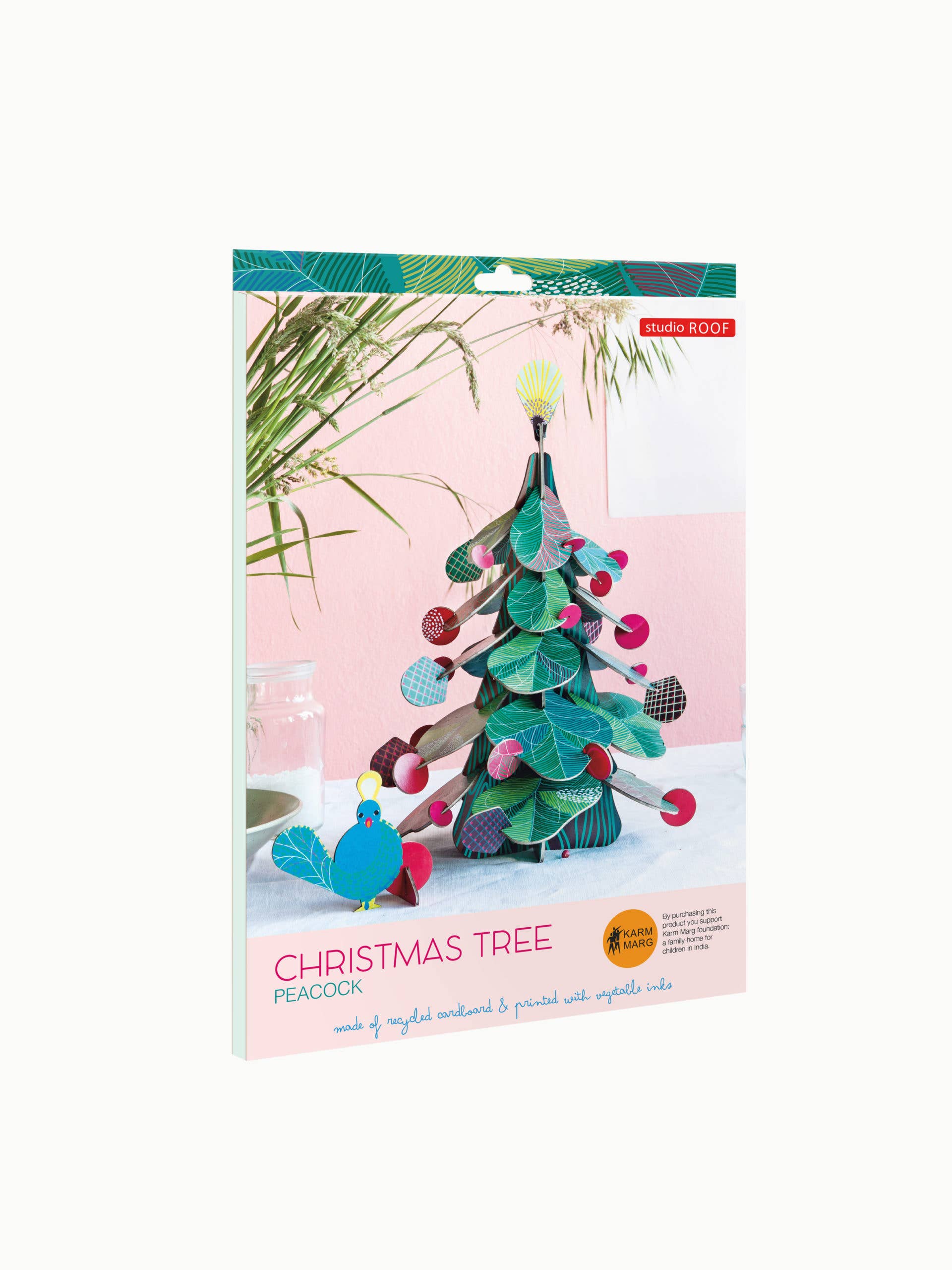 Christmas Tree, Peacock - 3D DIY Craft Kit