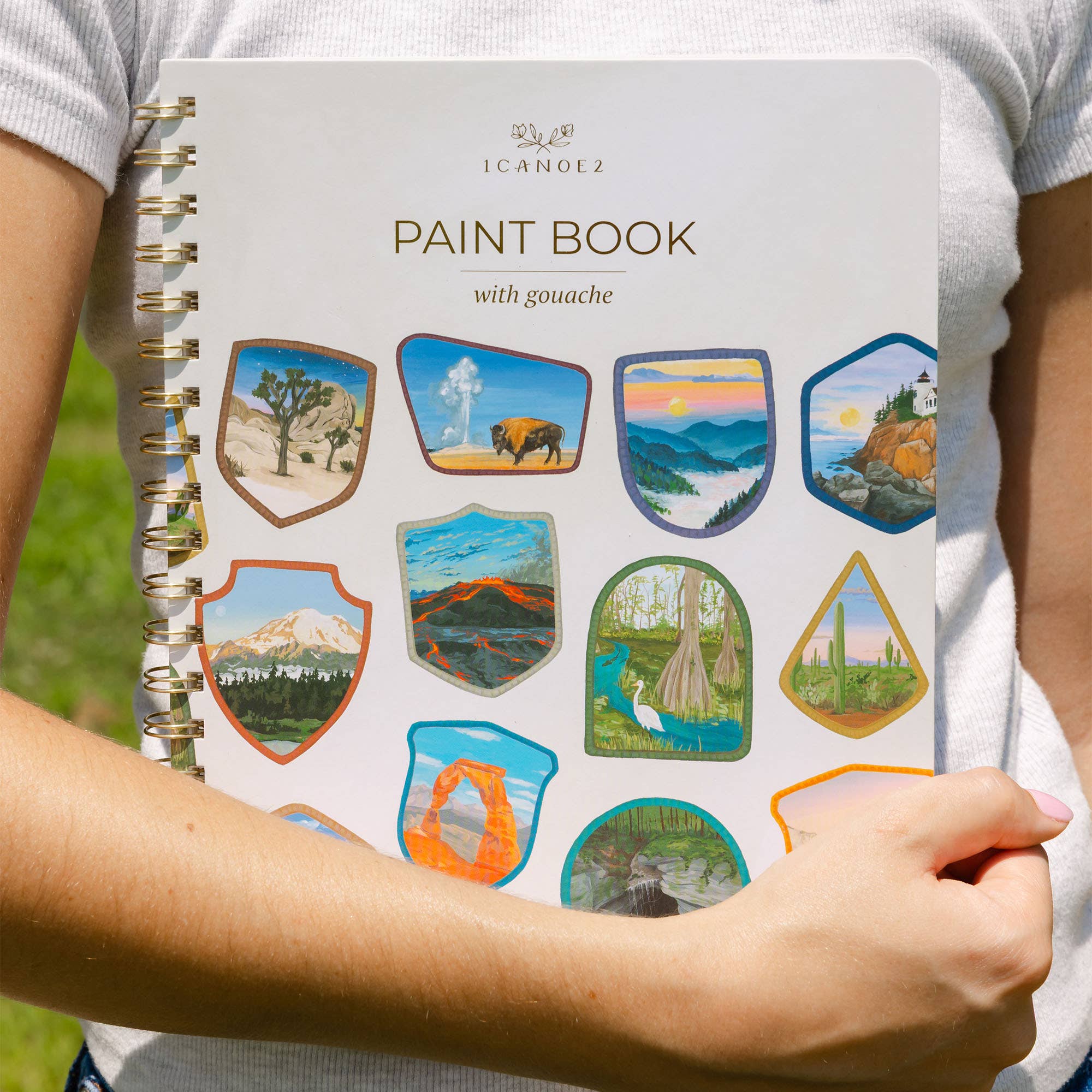 National Parks Learn-To-Paint Gouache Paint Book