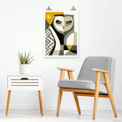 Who? Yellow - 9x12 Giclee Print