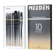 MEEDEN Professional Paint Brushes Set, 10 PCS