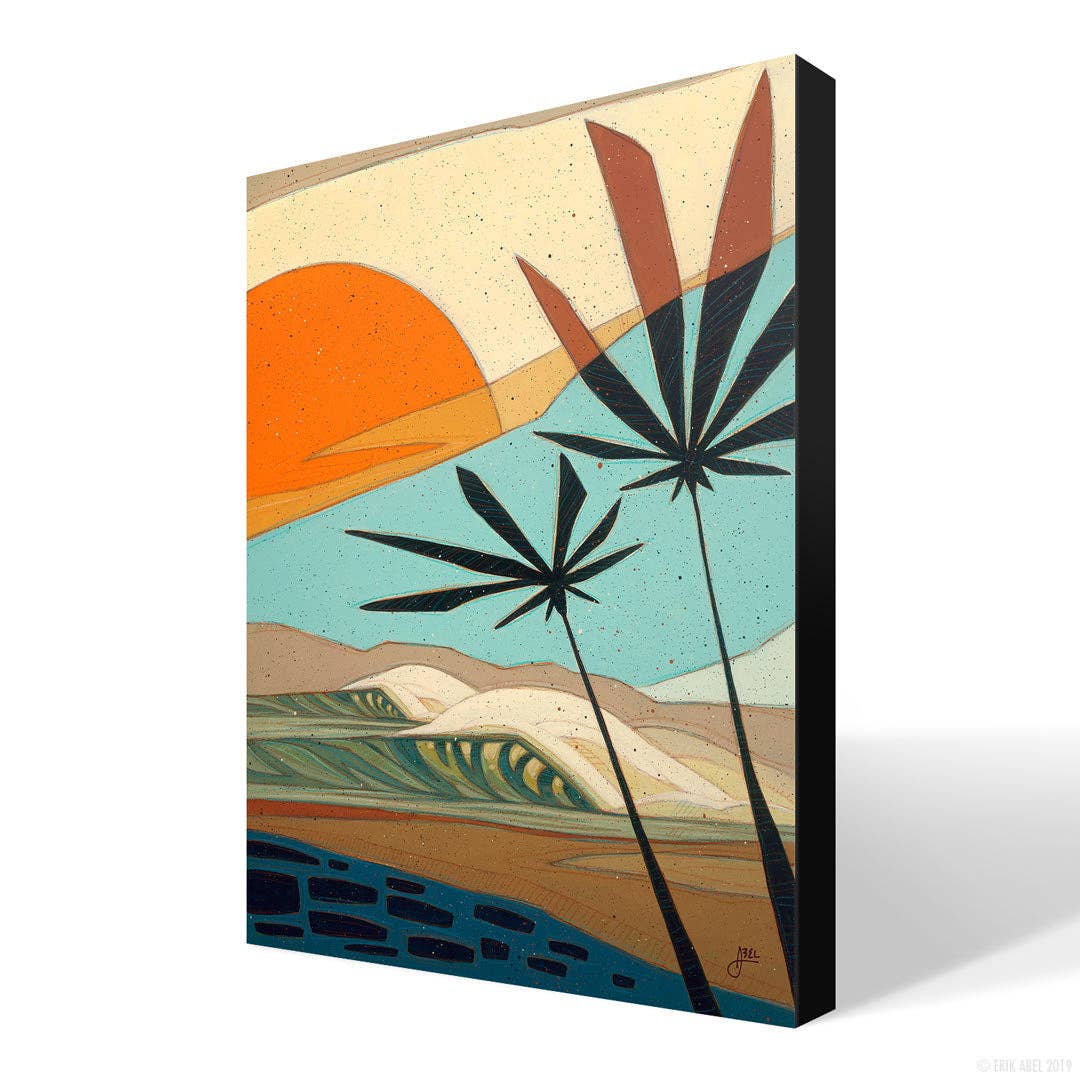 Palm Life Fine Art Print 9x12 by Abel Arts