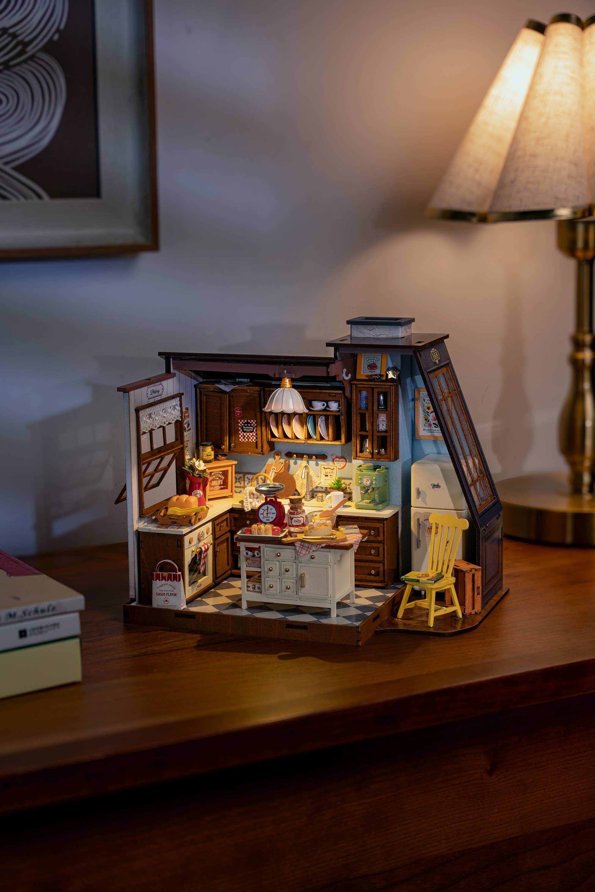 Baking Kitchen DIY Miniature House Kit