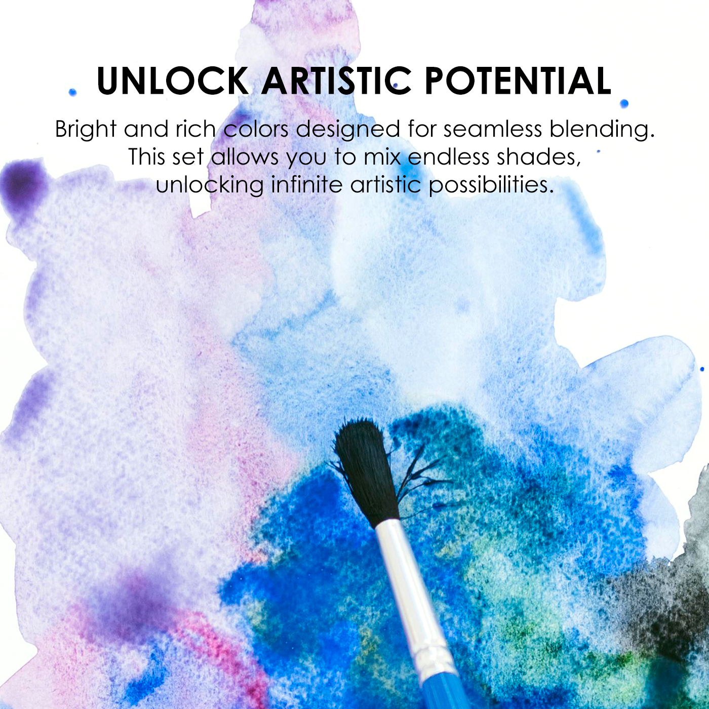 Dessert Colors | Watercolor, Pocket Set Of 12 With Brush