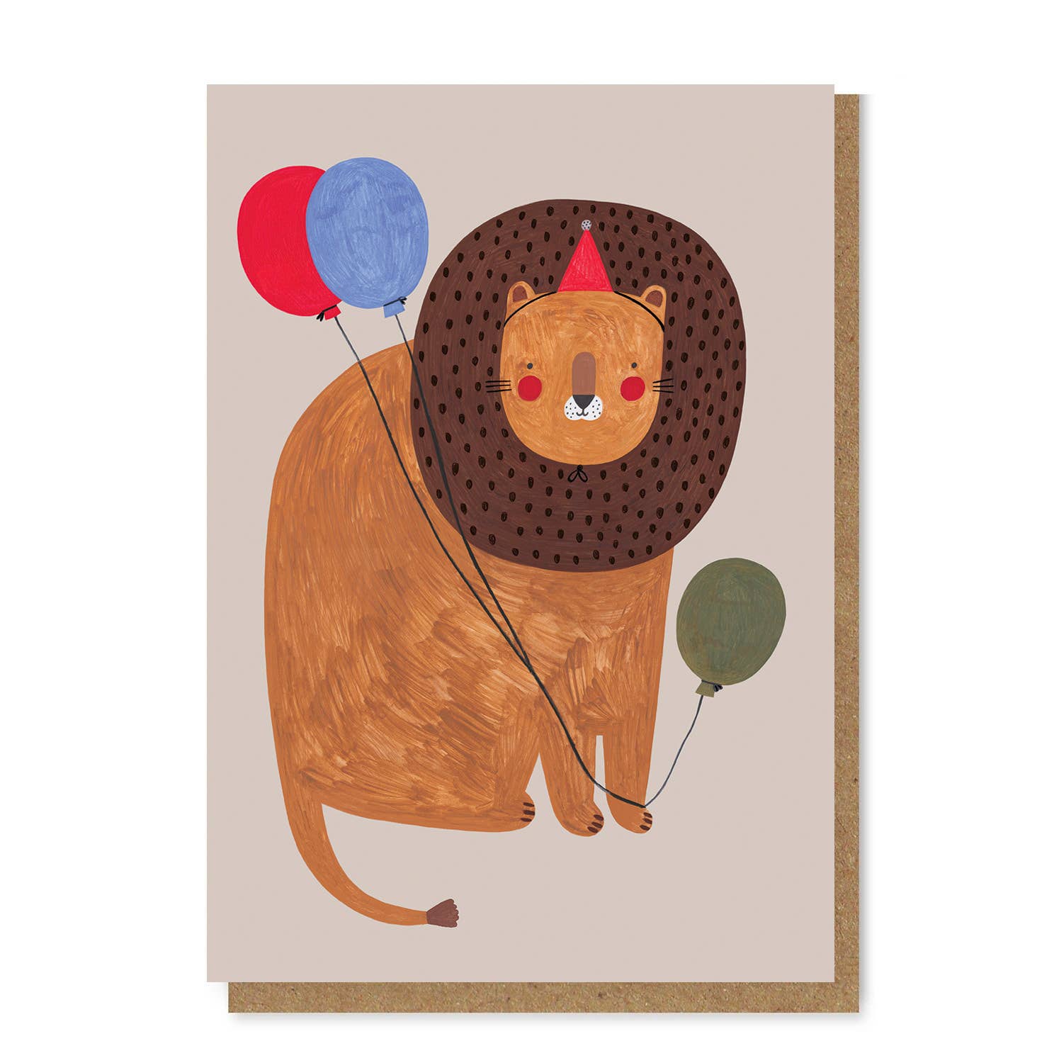 LION Greeting Card