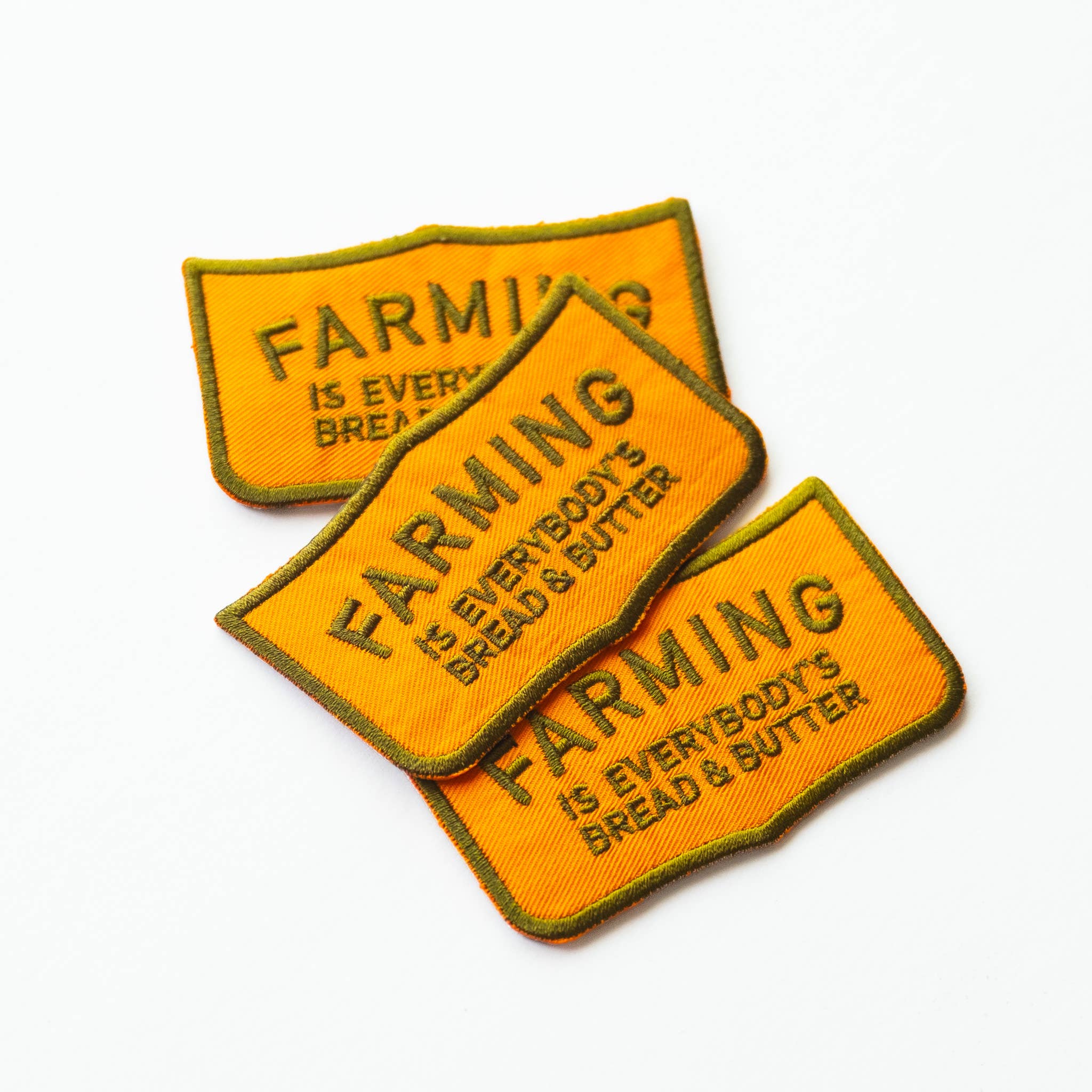 Farming is Everybody's Bread & Butter Iron on Patch