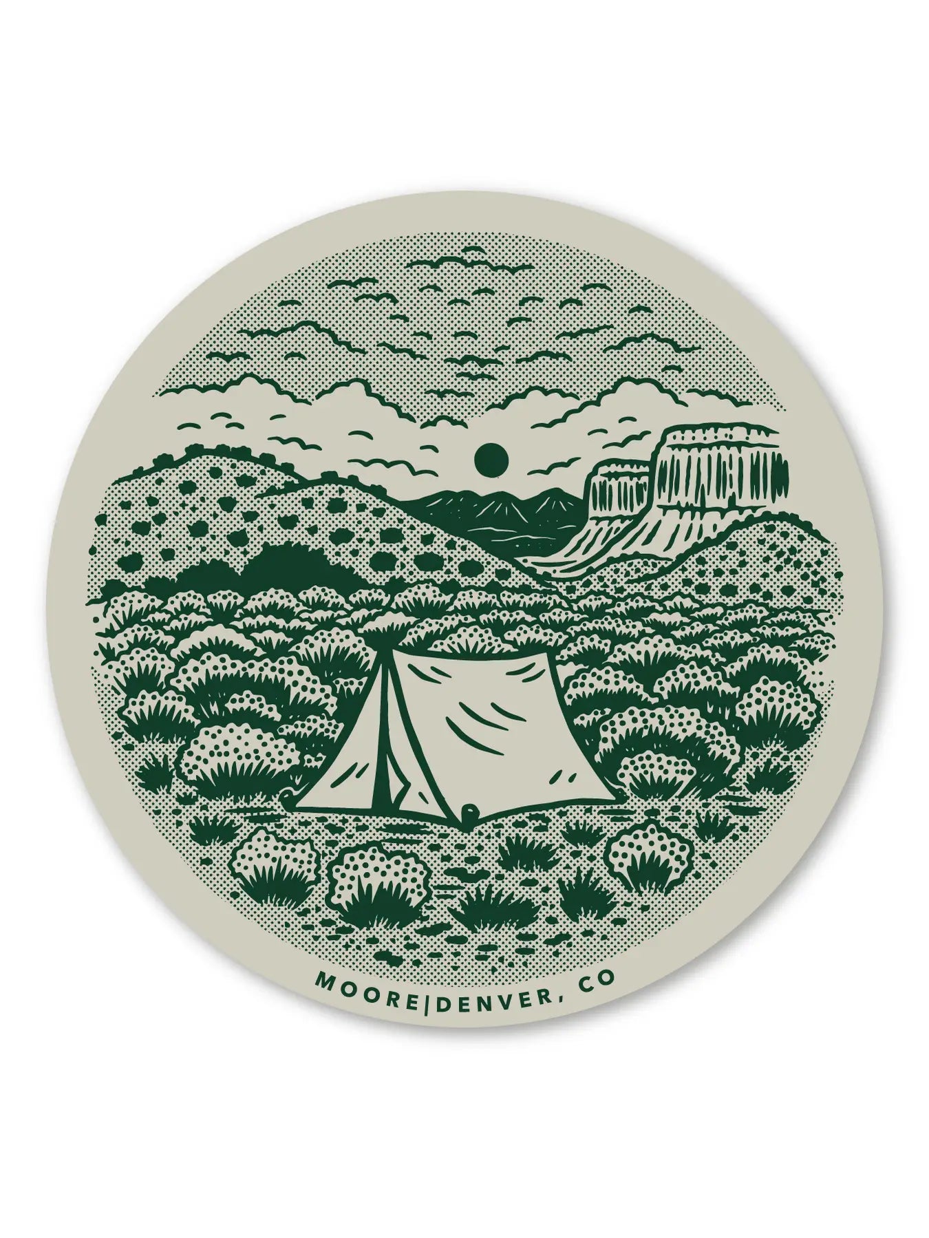 Desert Camper Sticker