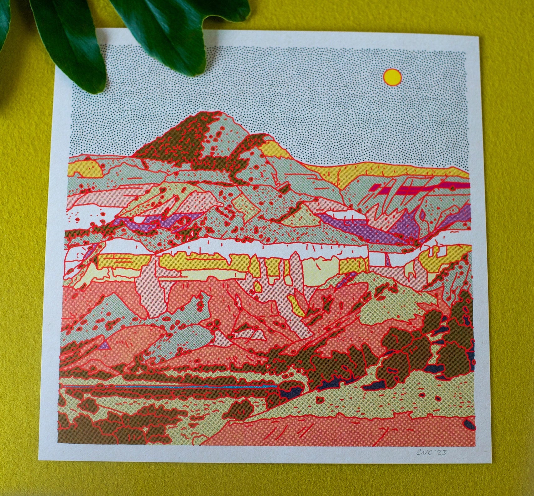 Desert Mountain #30, Print by Caroline Clark