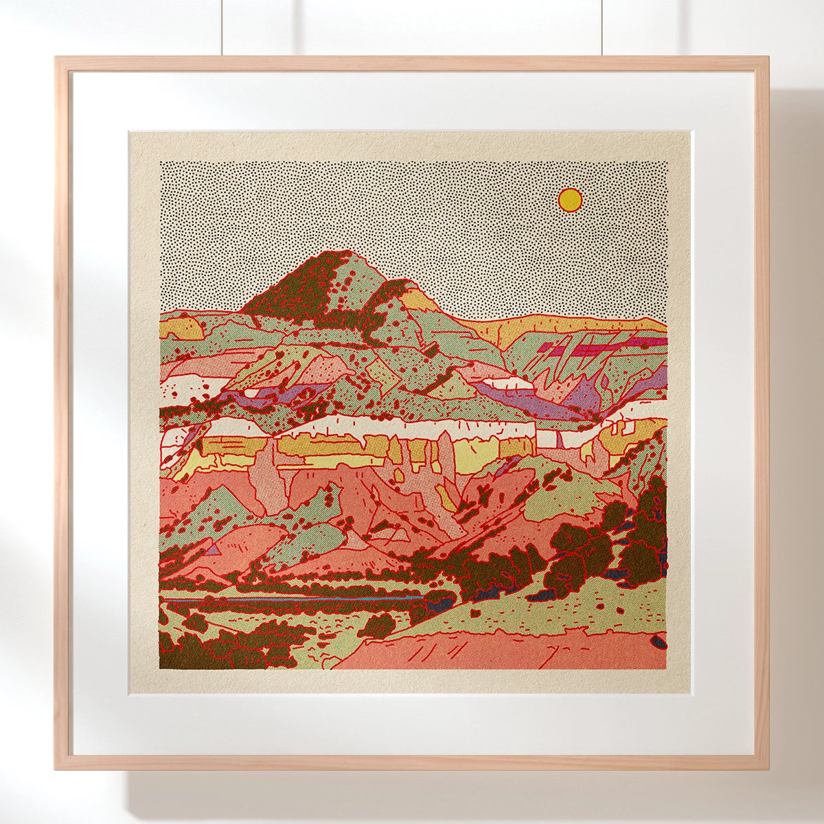 Desert Mountain #30, Print by Caroline Clark