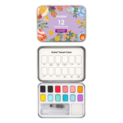 Dessert Colors | Watercolor, Pocket Set Of 12 With Brush