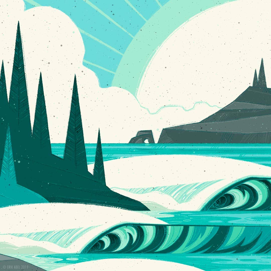 Sitka Moon 9x12 GicleePrint