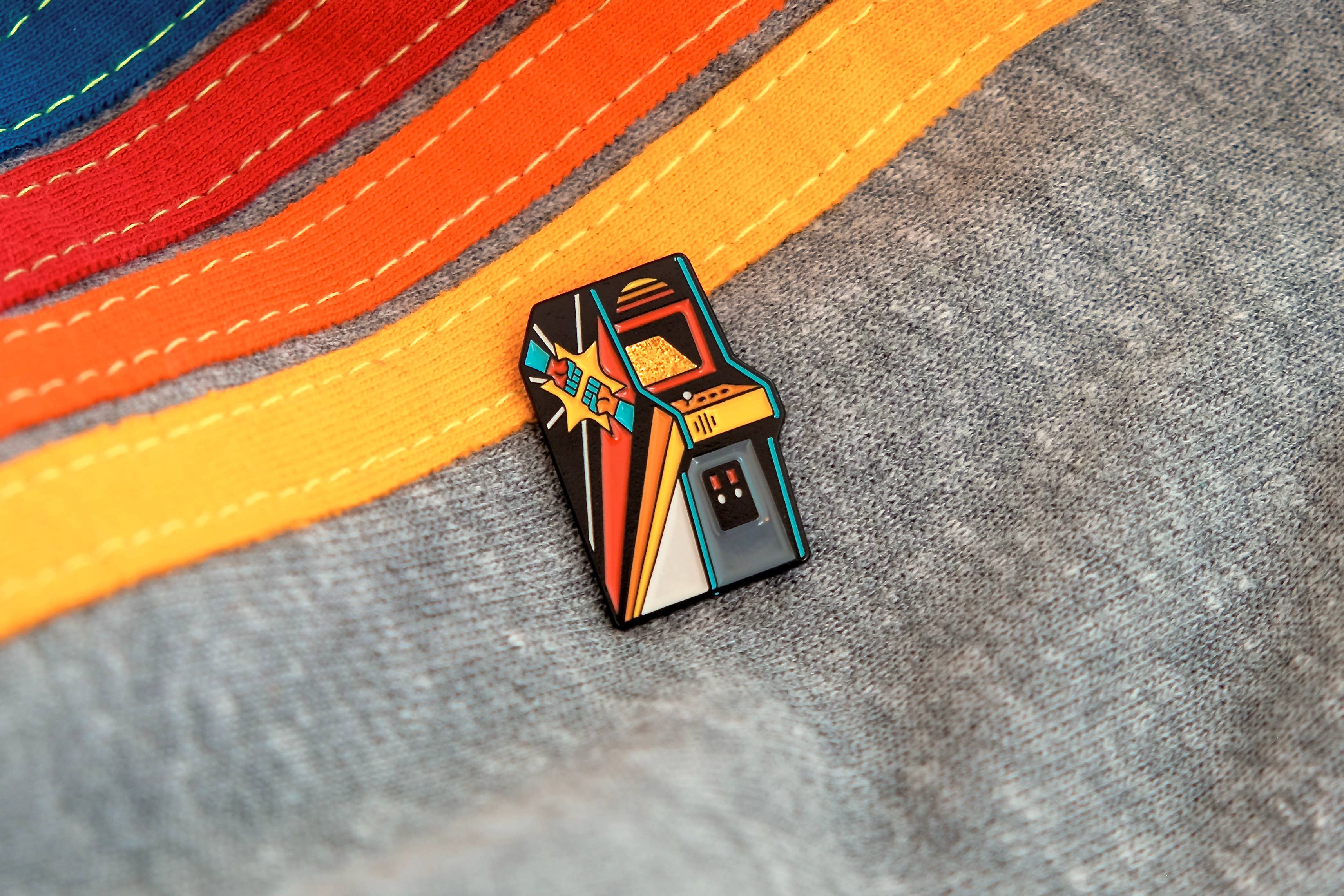 Arcade: Fight - Soft Enamel Pin