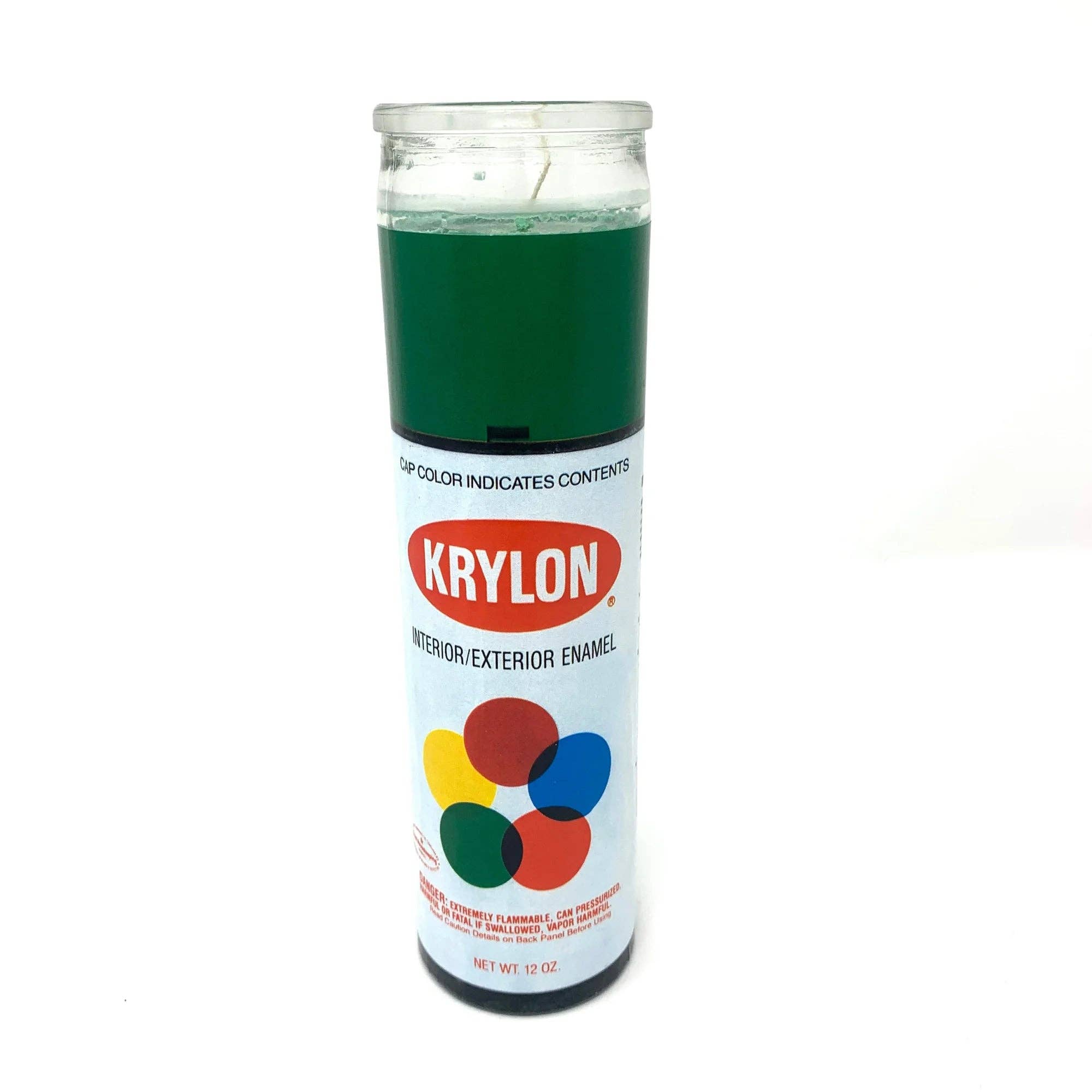 Krylon Spray Paint Prayer Candle