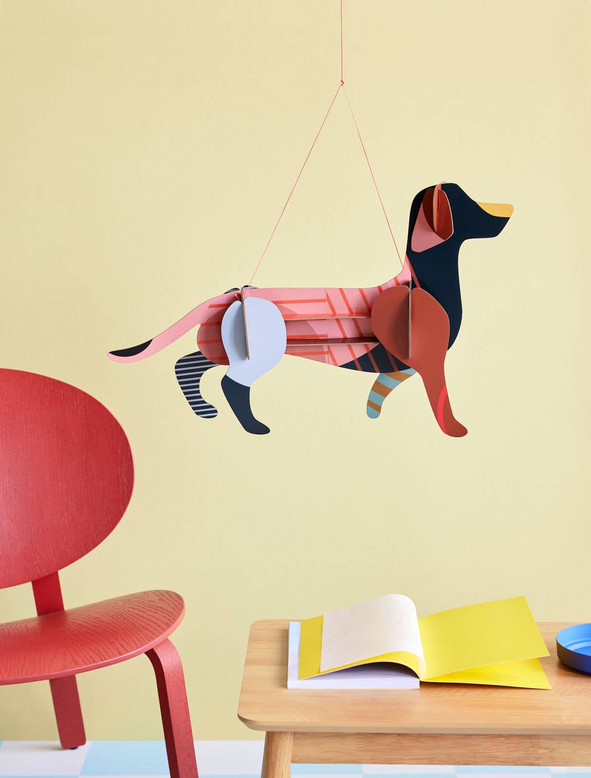 Maggie Dachshund - 3D DIY Wall Art Kit