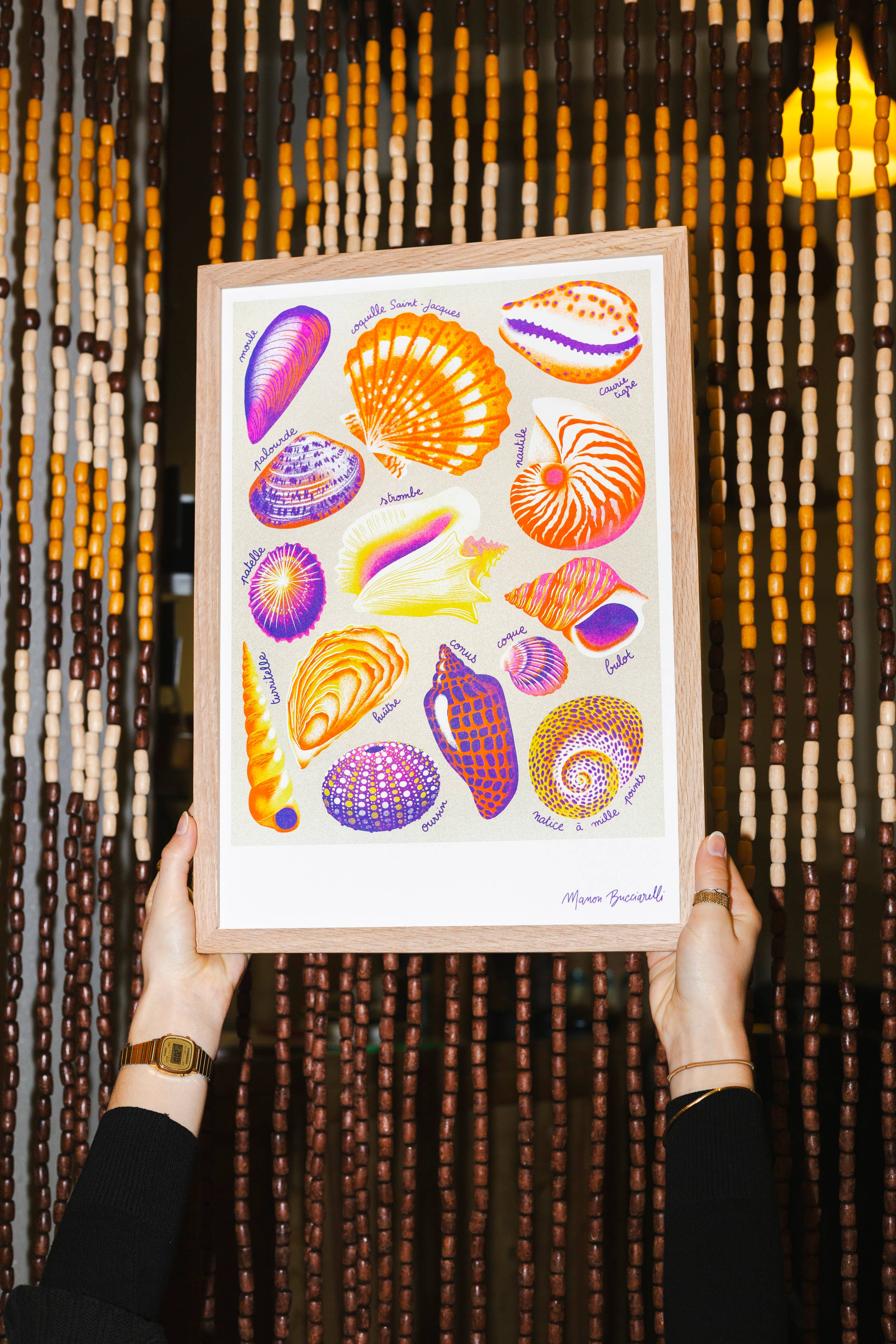 Shells A3 Poster - Manon Bucciarelli