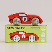 GT25 Finley No. 4 Wooden Toy Race Car