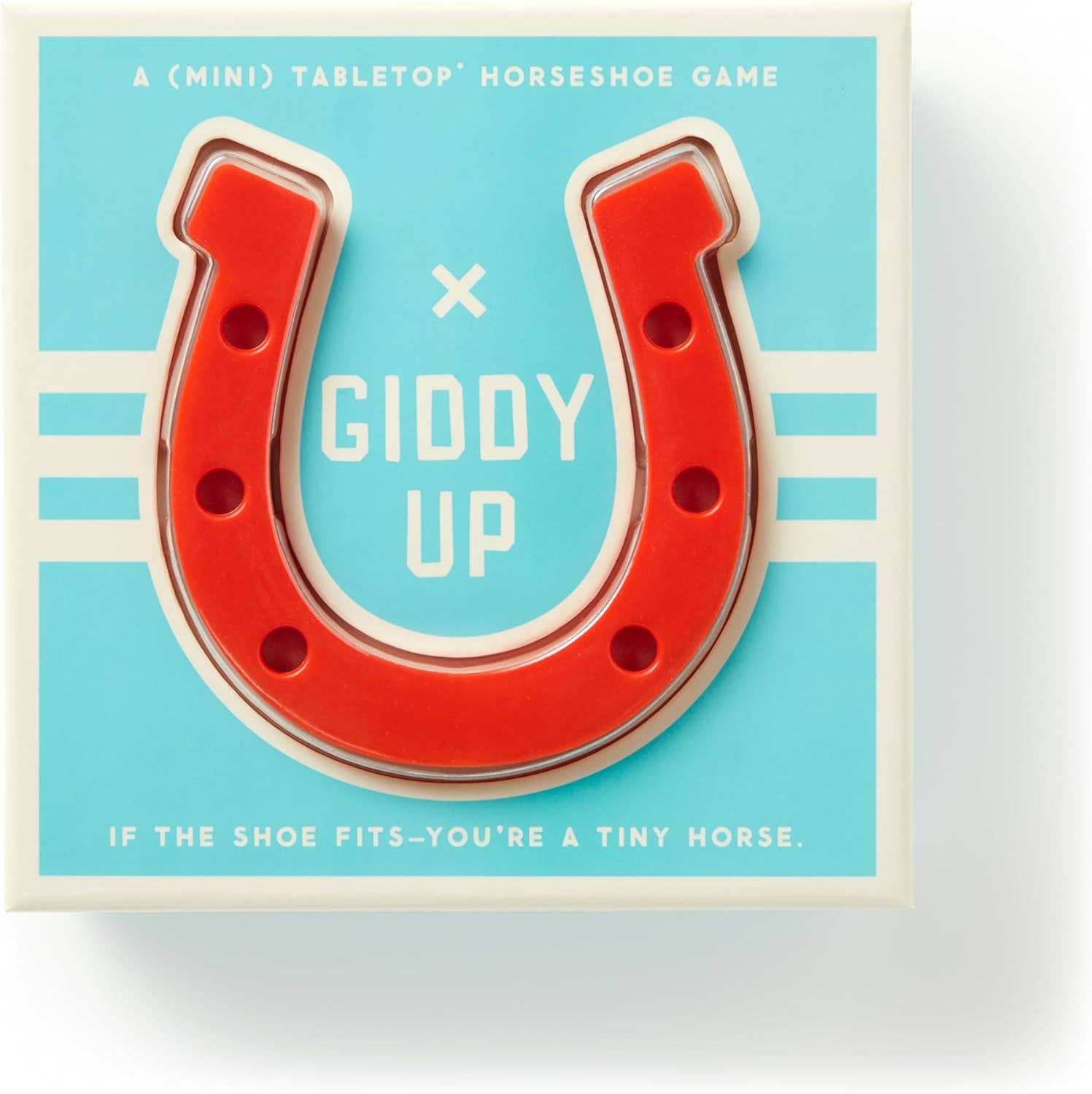 Giddy Up Tabletop Horseshoes Game