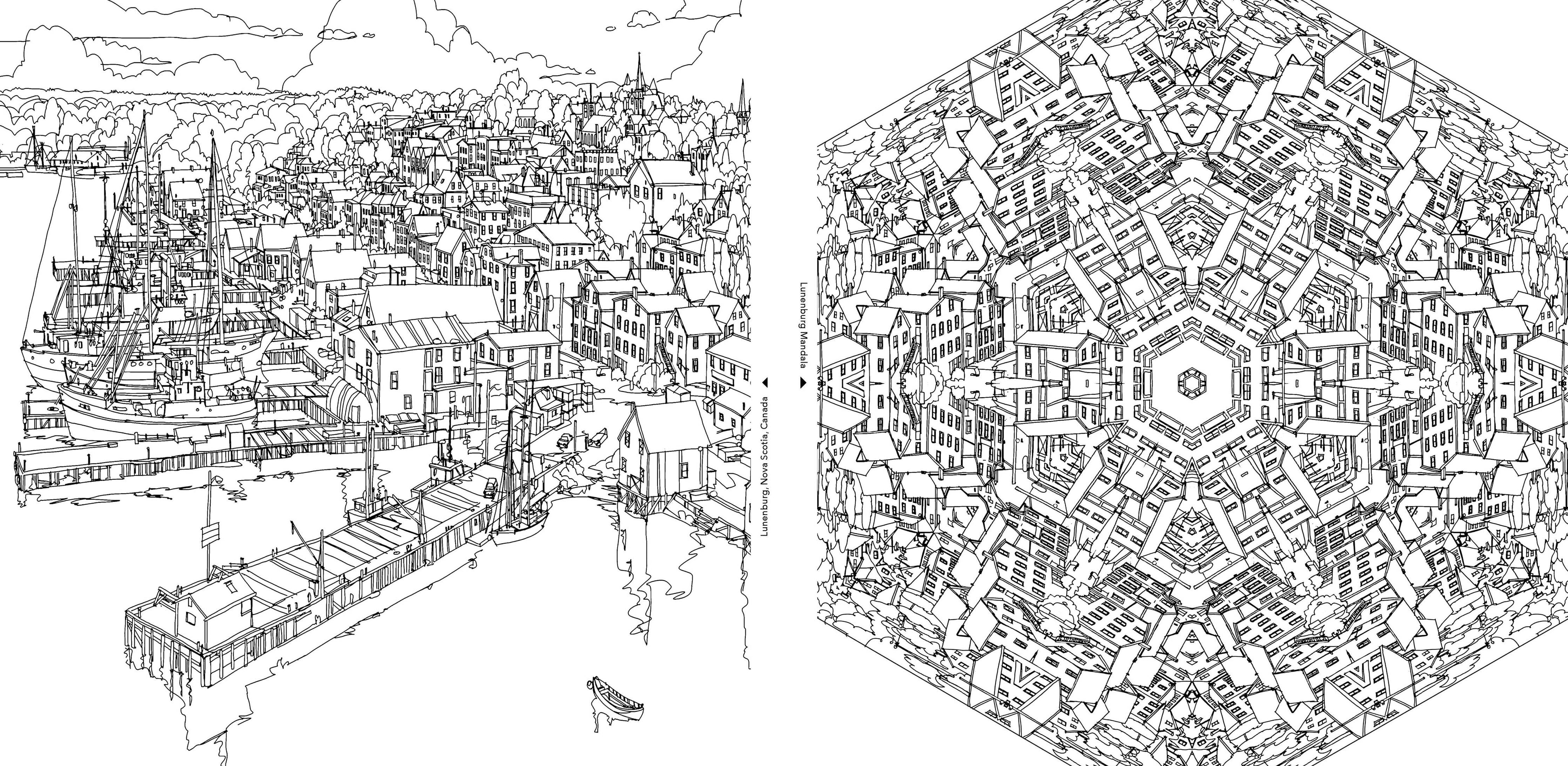 Fantastic Cities | Coloring Book