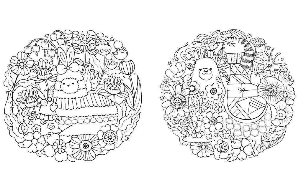 A Million Llamas Coloring Book