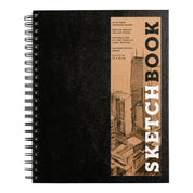DUPLICATE Sketchbook 8.5 x 11"-  Spiral Hardcover (Black)