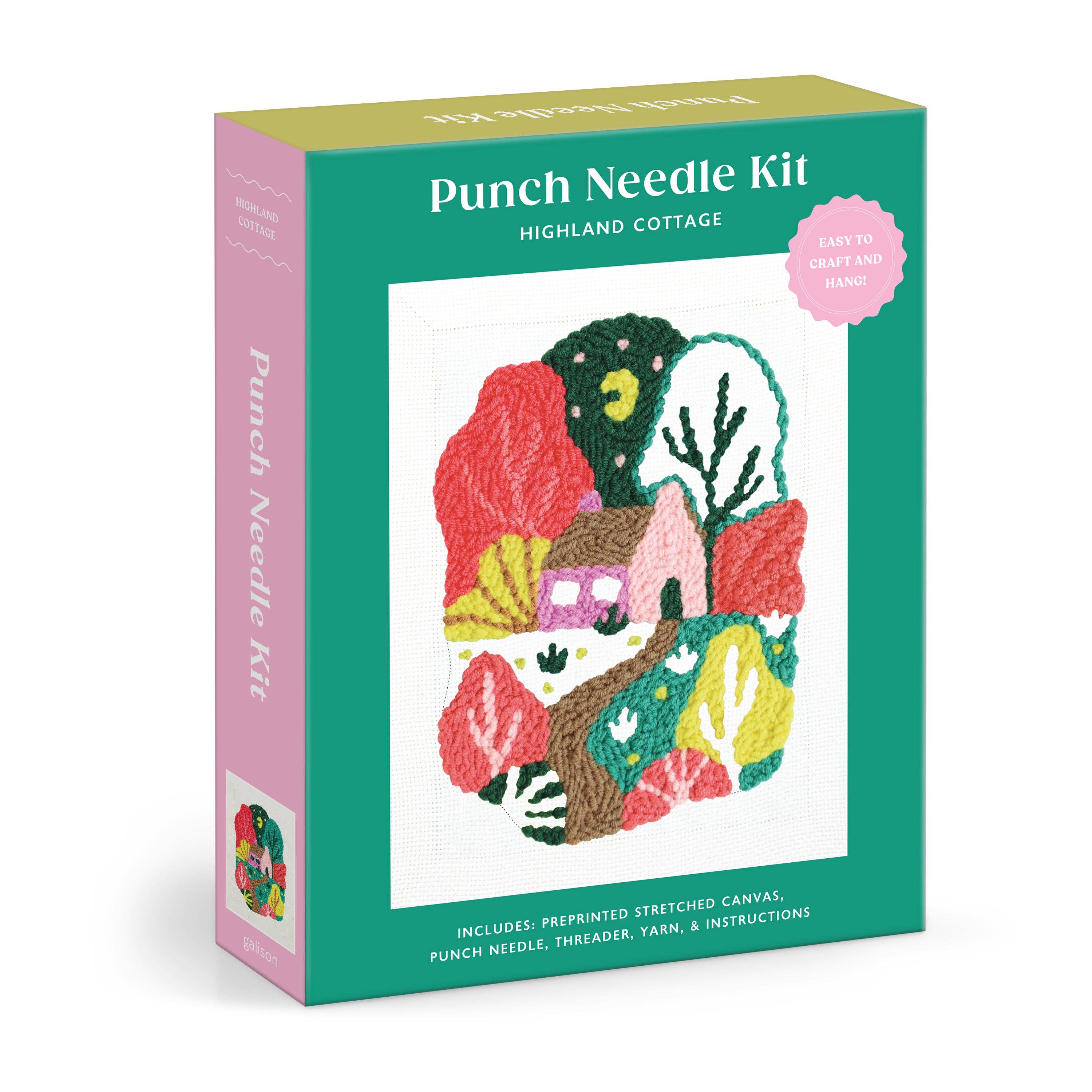 Highland Cottage Punch Needle Kit