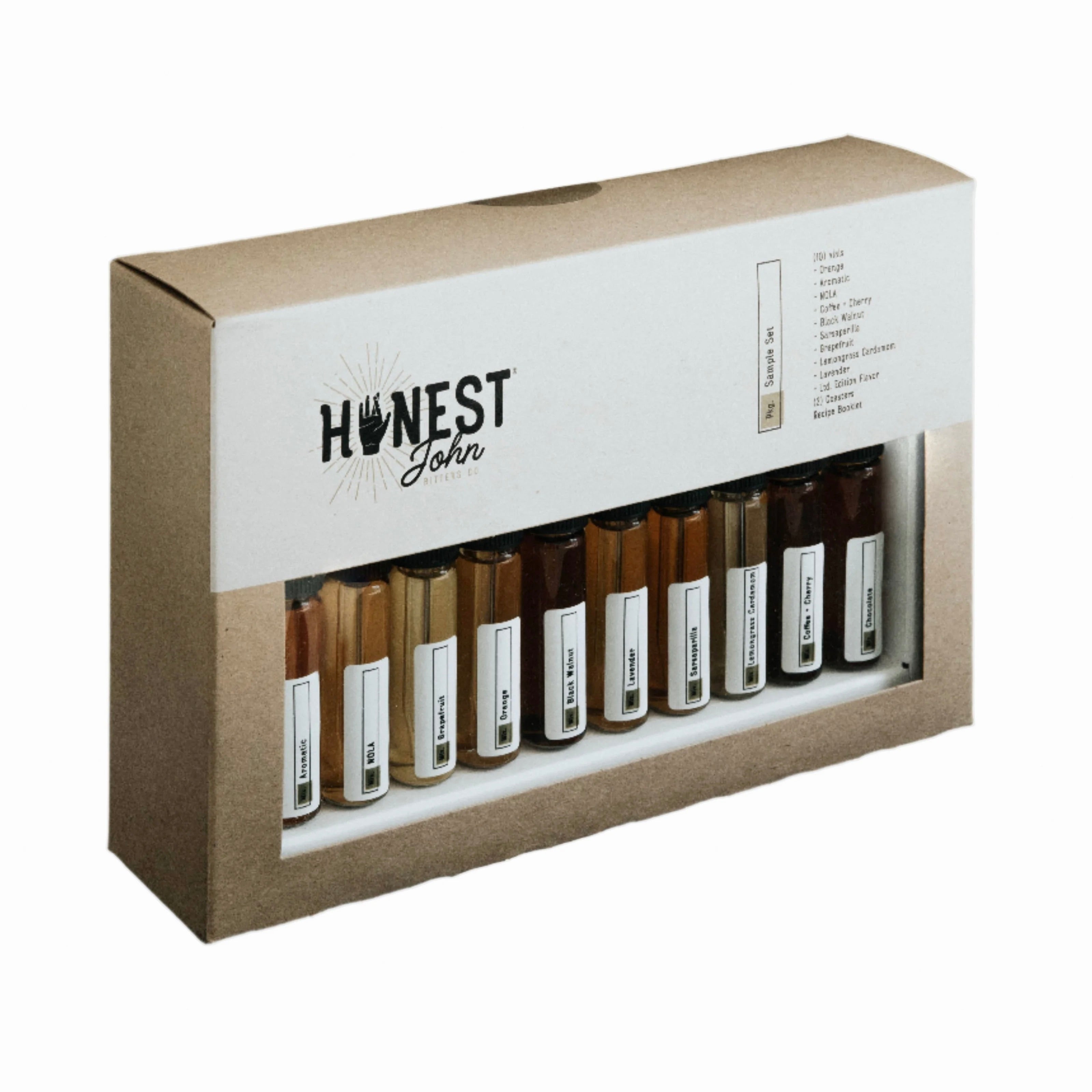 Honest John Bitters Co - Sample Set - 10 Vials