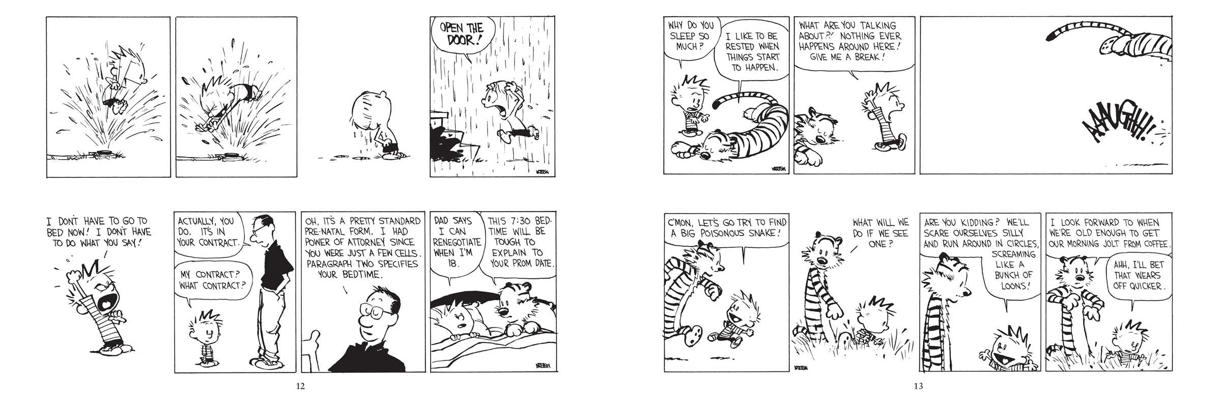 Set 5 Calvin and Hobbes Portable Compendium by Bill Watterson