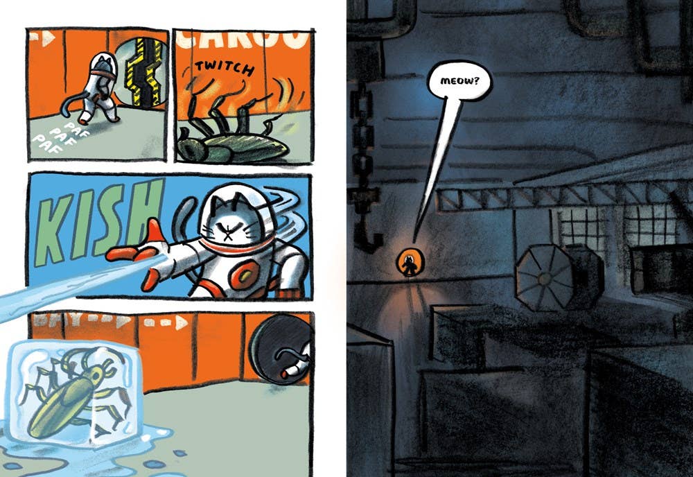 First Cat in Space and the Wrath of the Paperclip, Book 3 | Graphic Novel