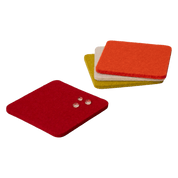 Elstar Square | Bierfilzl Merino Wool Coaster Set