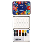 Essential Colors | Watercolor, Pocket Set Of 12 With Brush