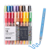 Set of 18 | Extra Fine Tip, Acrylic Paint Marker