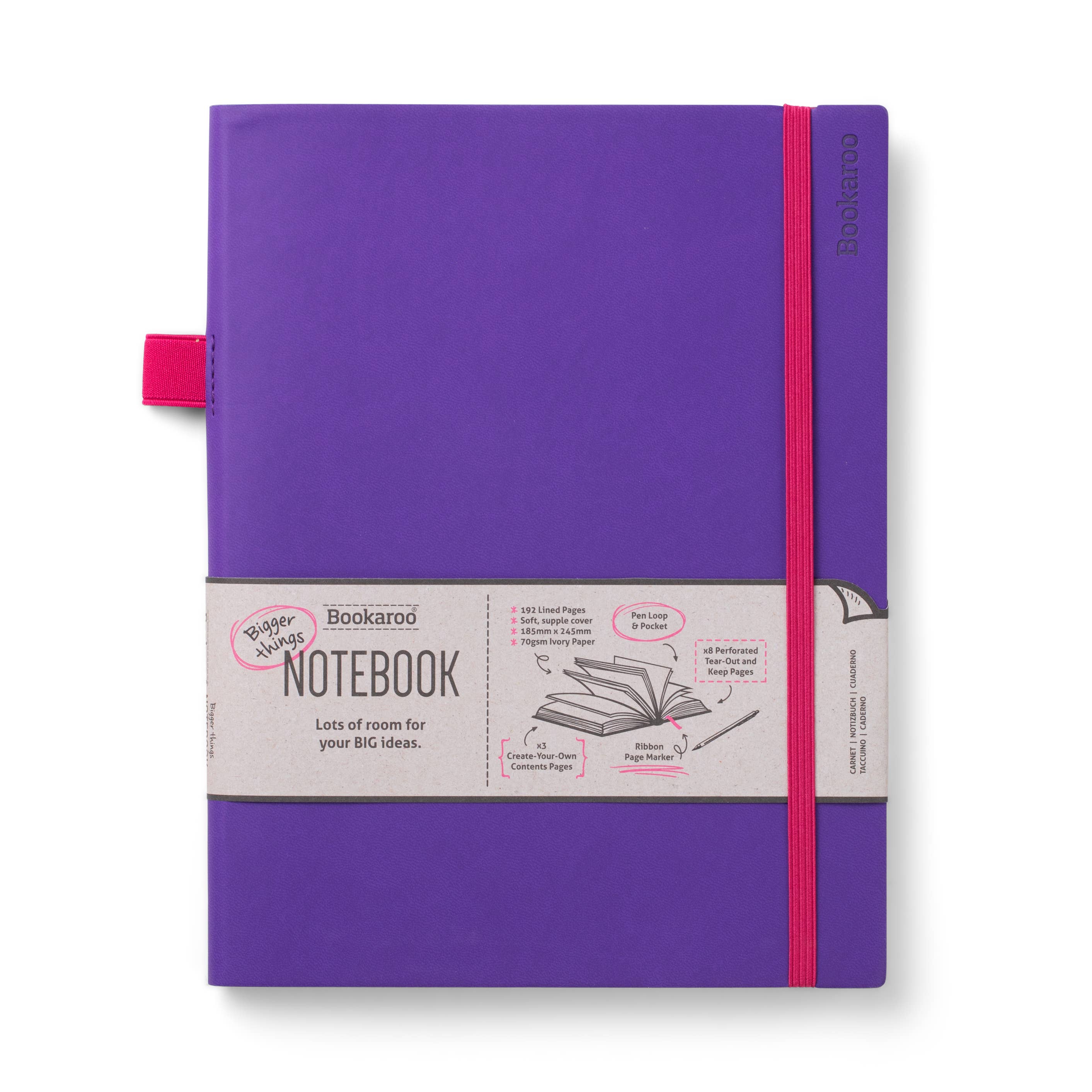 Bookaroo Bigger Things Notebook - 4 Colors Available